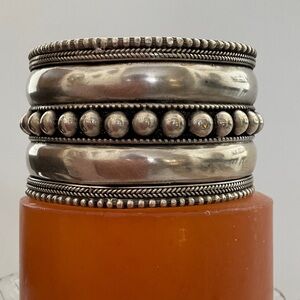 NWOT TIBETAN Silver handcrafted Statement Cuff Bracelet